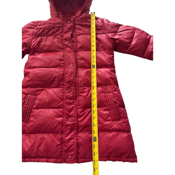 Appaman Burgundy Hooded Puffer Jacket Size 10 For Kids With Quilted Design & Zip - Picture 11 of 14